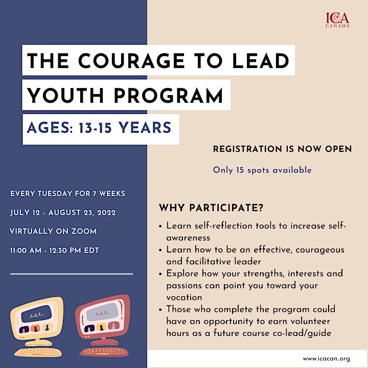 The Courage to Lead Youth Program (Summer 2022) image