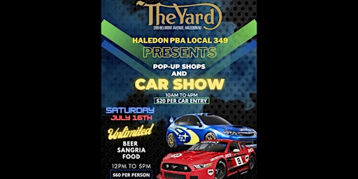2nd Annual Haledon PBA Backyard Party & Car Show