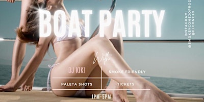 2nd of july BOAT PARTY 