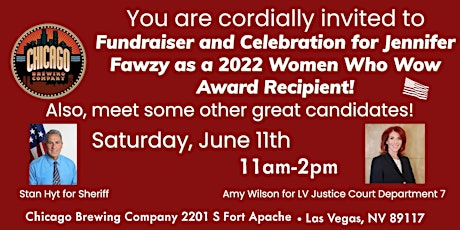 Fundraiser and Celebration for Jennifer Fawzy for State Senate District 8
