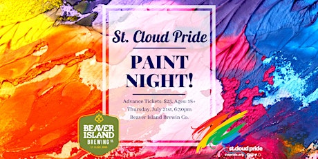 Imagem principal do evento St. Cloud Pride Paint Night