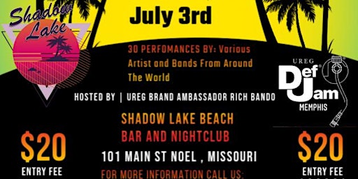 The Shadow Lake Beach Bar and Nightclub 1st Annual Music Festival