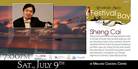 Sheng Cai - Festival of the Bay tickets