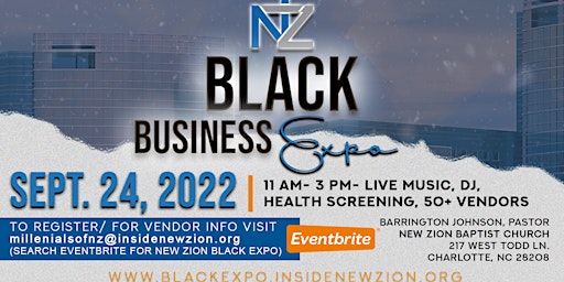 New Zion Presents - Black Business Expo