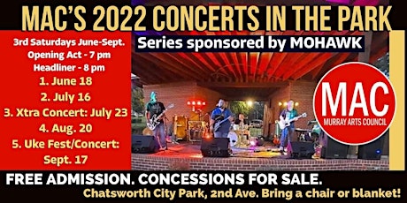 2022 Concerts In The Park tickets