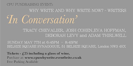 ‘WHY WRITE AND WHY WRITE NOW?’ – WRITERS ‘IN CONVERSATION’ primary image