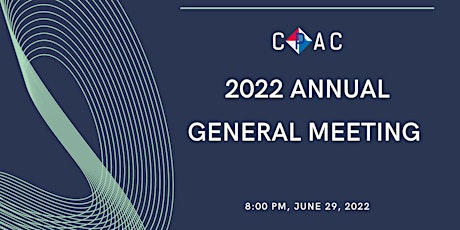 2022 CPAC Annual General Meeting to be Held Virtually on June 29 tickets