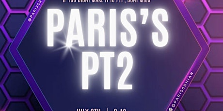 Paris’s pt2 tickets
