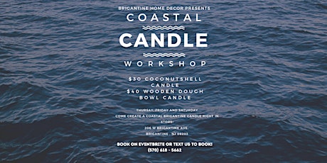 Coastal Candle Workshop tickets