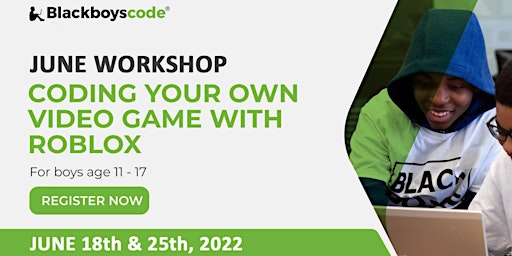Black Boys Code Ottawa - Coding Your Own Video Game With Roblox primary image