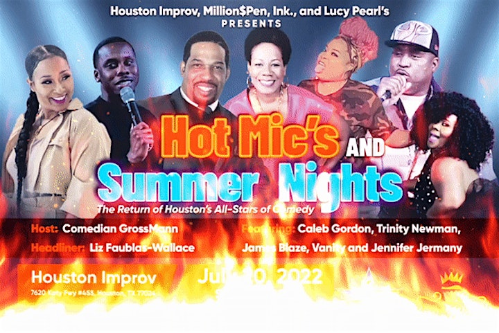 Hot Mics & Summer Nights - Return of  "Houston's All-Stars of Comedy" image