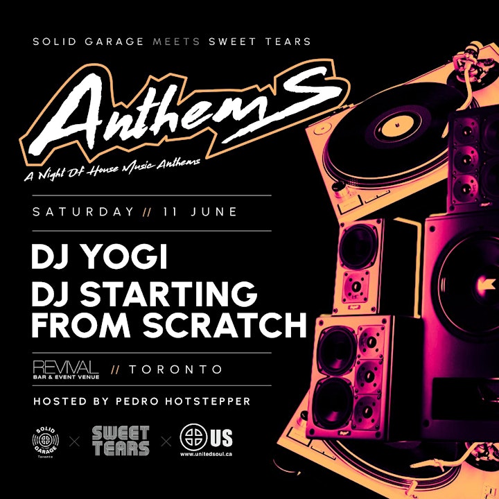 Anthems  Party w/ DJ Starting From Scratch & DJ Yogi image