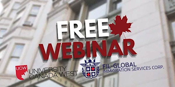 Free WEbinar  With University Canada West
