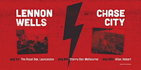 Lennon Wells & Chase City live at Cherry Bar, Friday July 8th tickets
