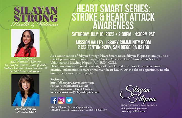 Silayan Strong Heart Smart Series: Stroke & Heart Attack Awareness image