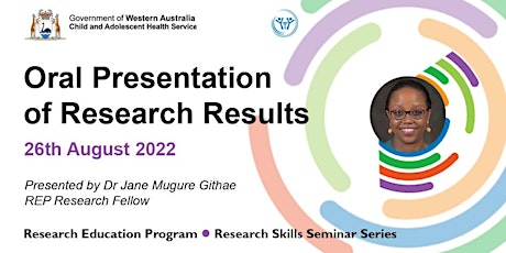 Oral Presentation of Research Results tickets