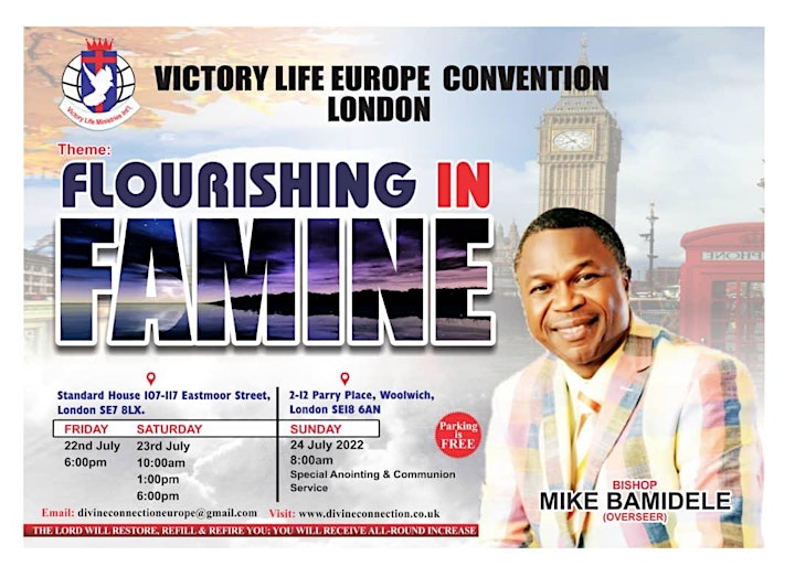 Victory Life Europe Convention 2022 - Flourishing in Famine image
