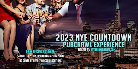 San Francisco New Years Eve Pub Crawl Party 2023 tickets