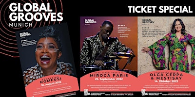 Global Grooves Konzerte -  Ticket Special