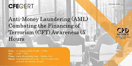 Anti-Money Laundering Combating the Financing of Terrorism  Awareness -₤110