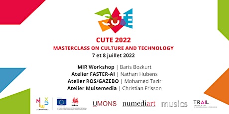 CUTE 2022 - Numediart Masterclass on Culture and Technology billets