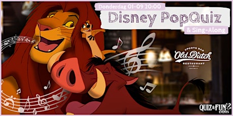 De Disney PopQuiz & Sing-Along | Breda tickets