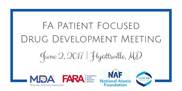 FA Patient Focused Drug Development Meeting