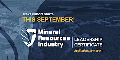 Immagine principale di Mineral Resources Industry Leadership Certificate - 2023 Registration 