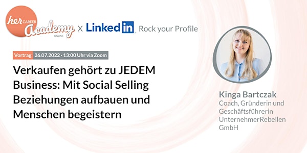 herCAREER x LinkedIn: Mit Social Selling Beziehungen aufbauen