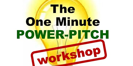One Min Power-Pitch 3 Week Course: The cure for your common pitch  primary image