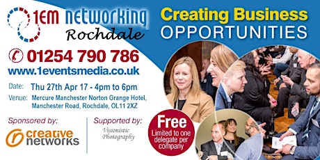 1EM Networking Event - Rochdale primary image