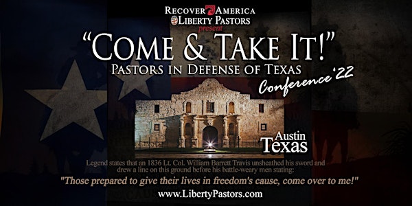 Recover America & Liberty Pastors Conference - Austin, TX