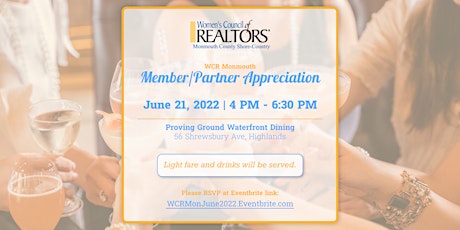 Women's Council Monmouth County Member + Partner Appreciation Event primary image