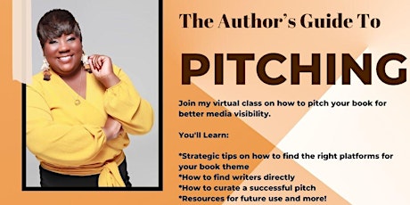 The Author's Guide To Pitching - Virtual Workshop tickets