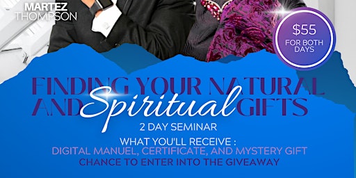 Finding your Natural and Spiritual Gifts Seminar