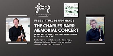 VIRTUAL EVENT: The Charles Barr Memorial Concert