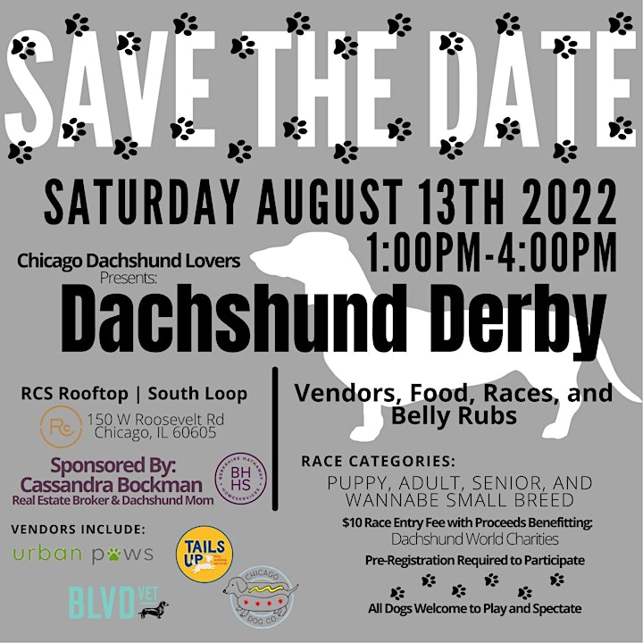 Chicago Dachshund Lovers: 2022 Dachshund Derby image