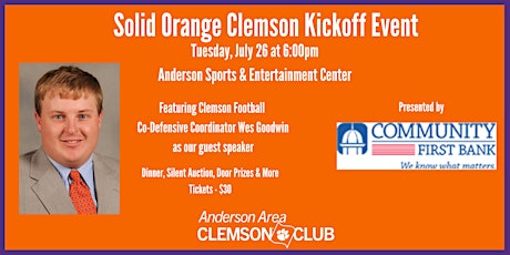 Solid Orange Clemson Kickoff primary image