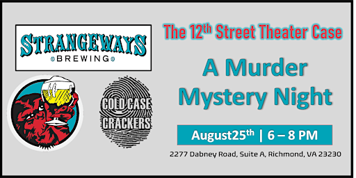 Murder Mystery Night | Strangeways Brewing| 12th Street Theater Murder