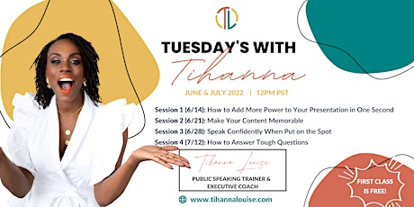Tuesday's with Tihanna tickets