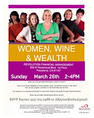 Women, Wine & Wealth Mixer this Sunday  primary image