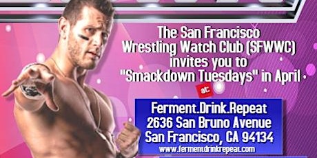 #SFWWC WWE SMACKDOWN Watch Party Fundraiser primary image