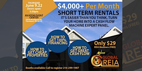 $4,000+ per month RENTALS! Easier than you think! tickets