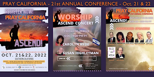 21st Annual PRAY CALIFORNIA Conference