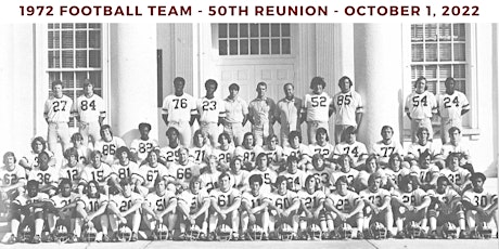 1972 Football Team 50th Reunion