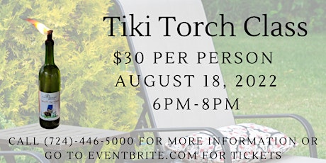 DIY Tiki Torch Class tickets