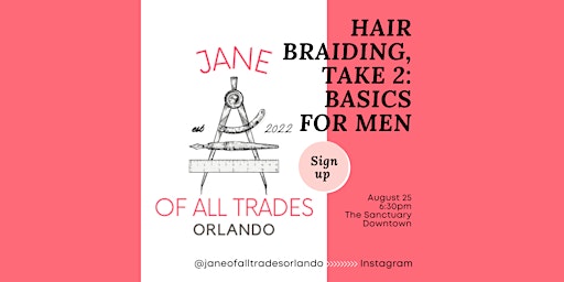 Basics of Hair Braiding Take 2, a Class for Dads/Men