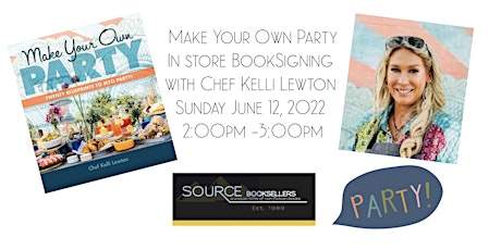 Make Your Our Party Book Signing with Chef Kelli Lewton
