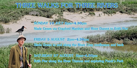 Three Walks for Three Rivers with J D Swann No. 1 tickets
