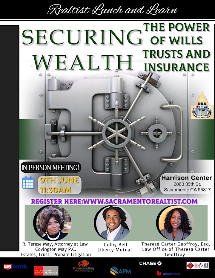 Securing Wealth---The Power of Wills, Trust and Insurance! image